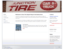 Tablet Screenshot of junctiontireservice.com